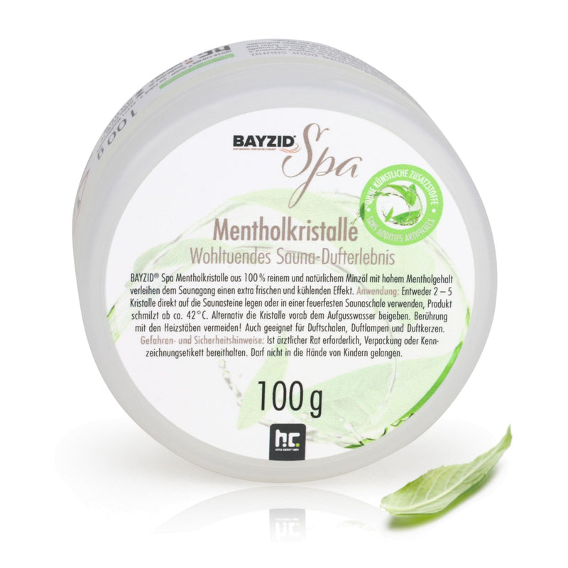 100 g BAYZID® SPA Mentholkristalle für die Sauna - Höfer Chemie GmbH