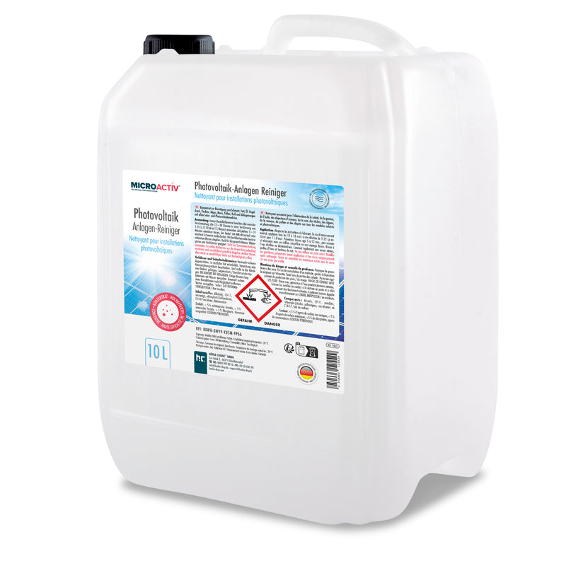 10 L MICROACTIV® Photovoltaik Anlagen Reiniger