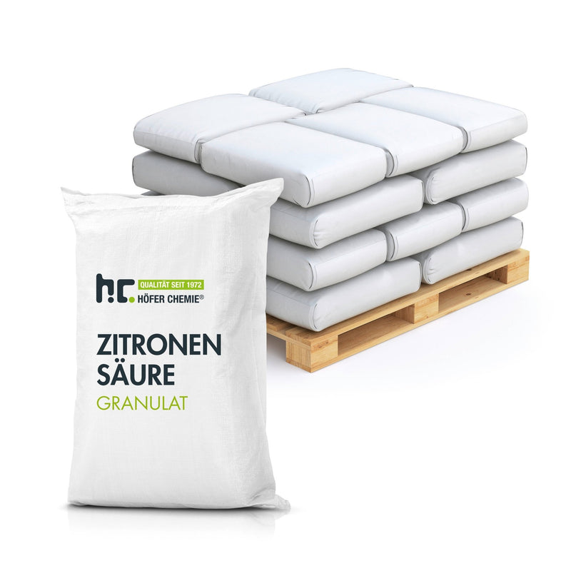 25 kg Zitronensäure Granulat in Lebensmittelqualität - Höfer Chemie GmbH