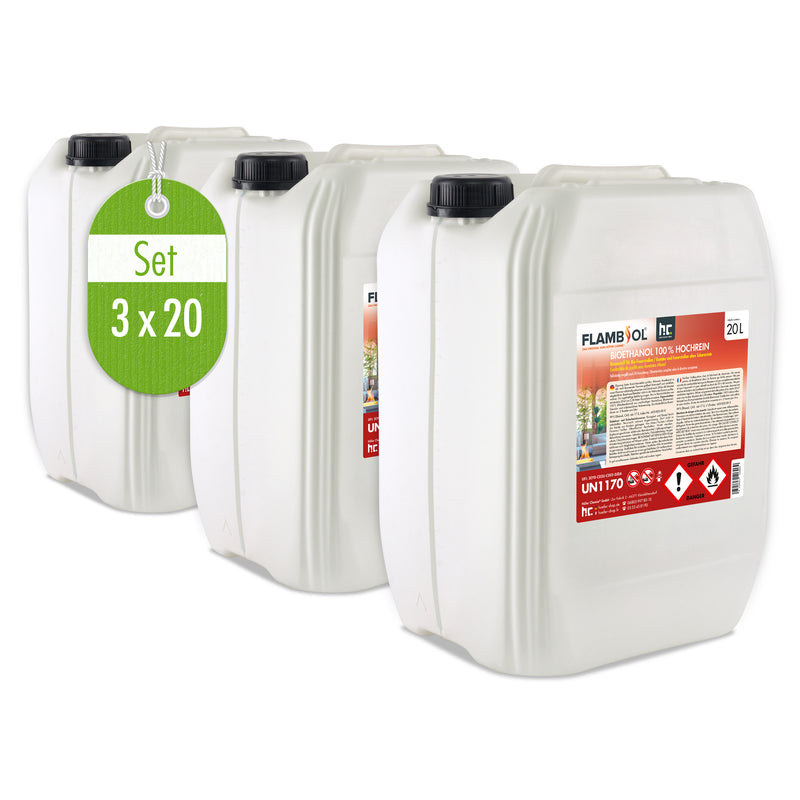 20 L FLAMBIOL® bio-ethanol 100% hoogzuiver