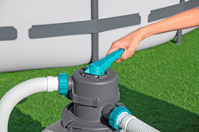 Bestway Sandfilteranlage mit Zeitschaltuhr 6.056 l/h, 230 W