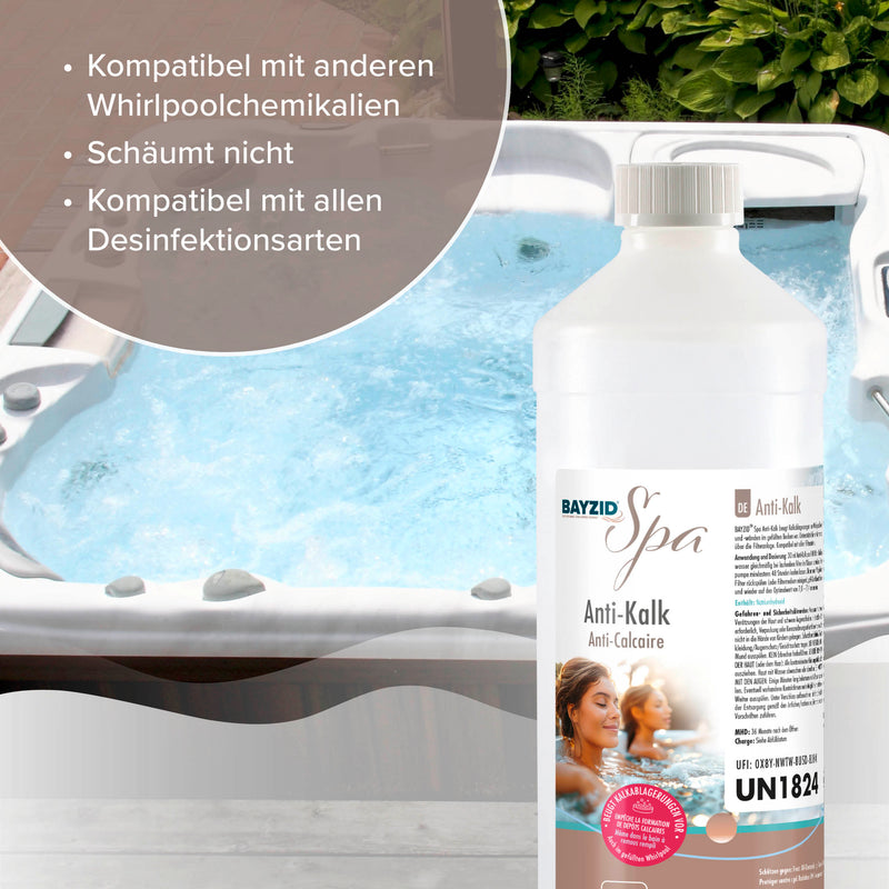 1 L BAYZID® SPA Anti-Kalk für Whirlpools - Höfer Chemie GmbH