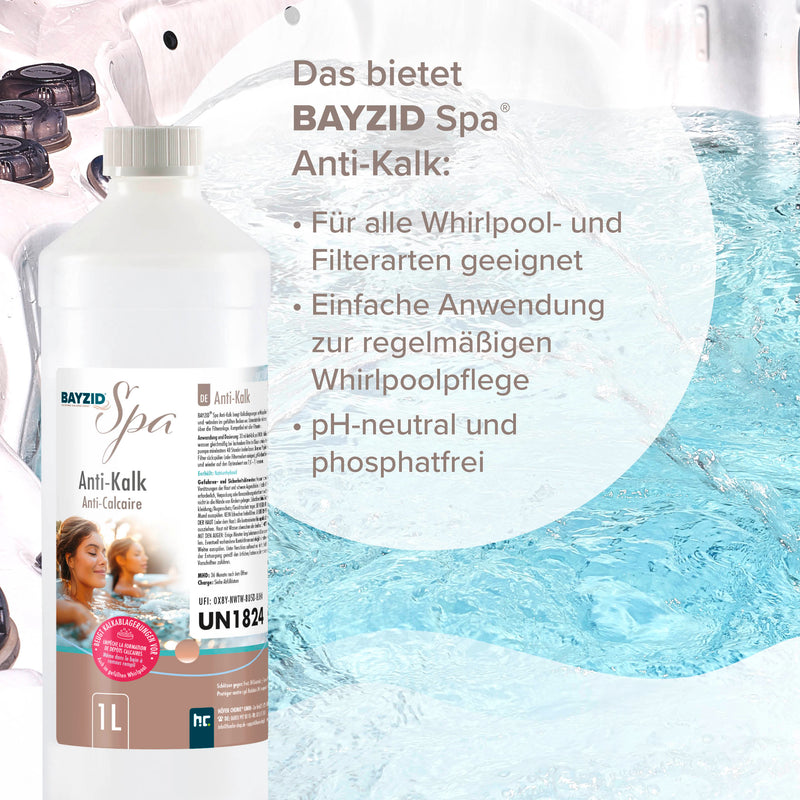 1 L BAYZID® SPA Anti-Kalk für Whirlpools - Höfer Chemie GmbH