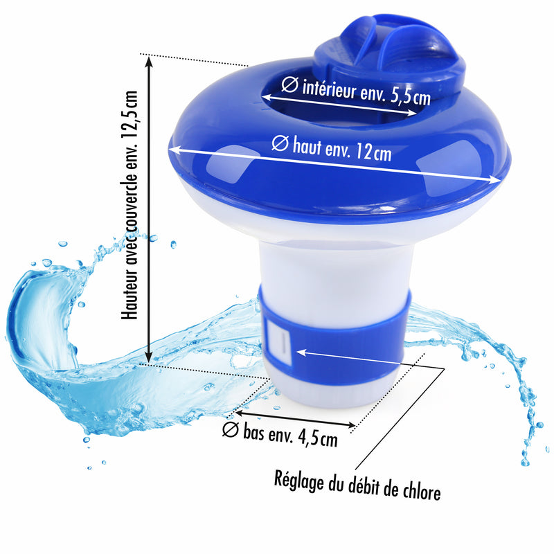 Pool Dosierschwimmer für 20g Chlortabletten