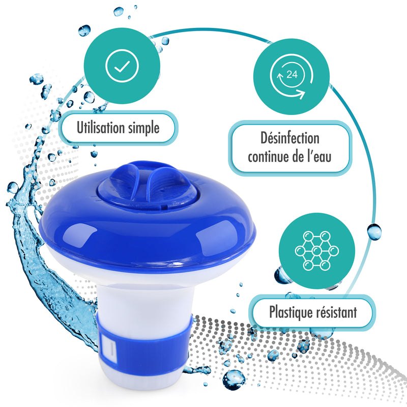 Pool Dosierschwimmer für 20g Chlortabletten
