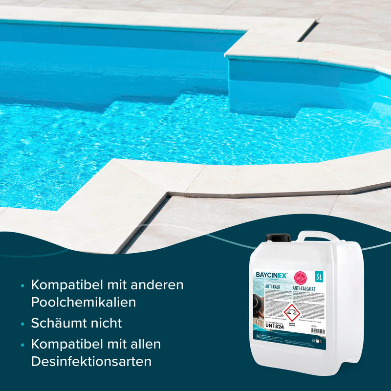 5 L BAYCINEX® Anti-Kalk für Pools - Höfer Chemie GmbH