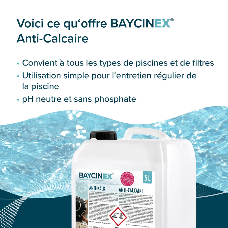 5 L BAYCINEX® Anti-Kalk für Pools - Höfer Chemie GmbH