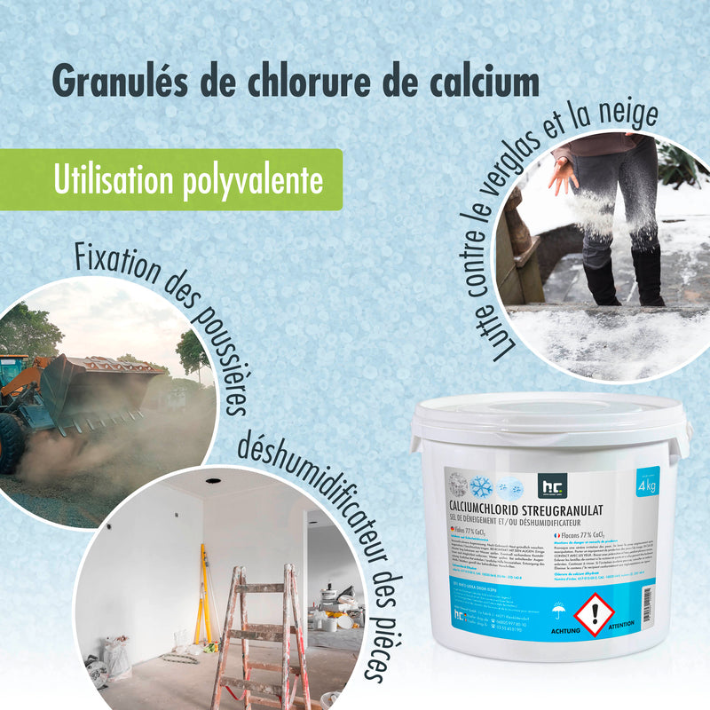 4 kg de Chlorure de Calcium