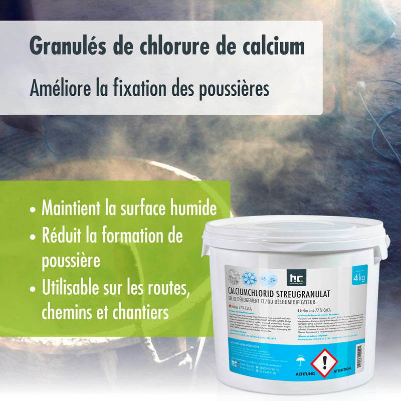 4 kg de Chlorure de Calcium