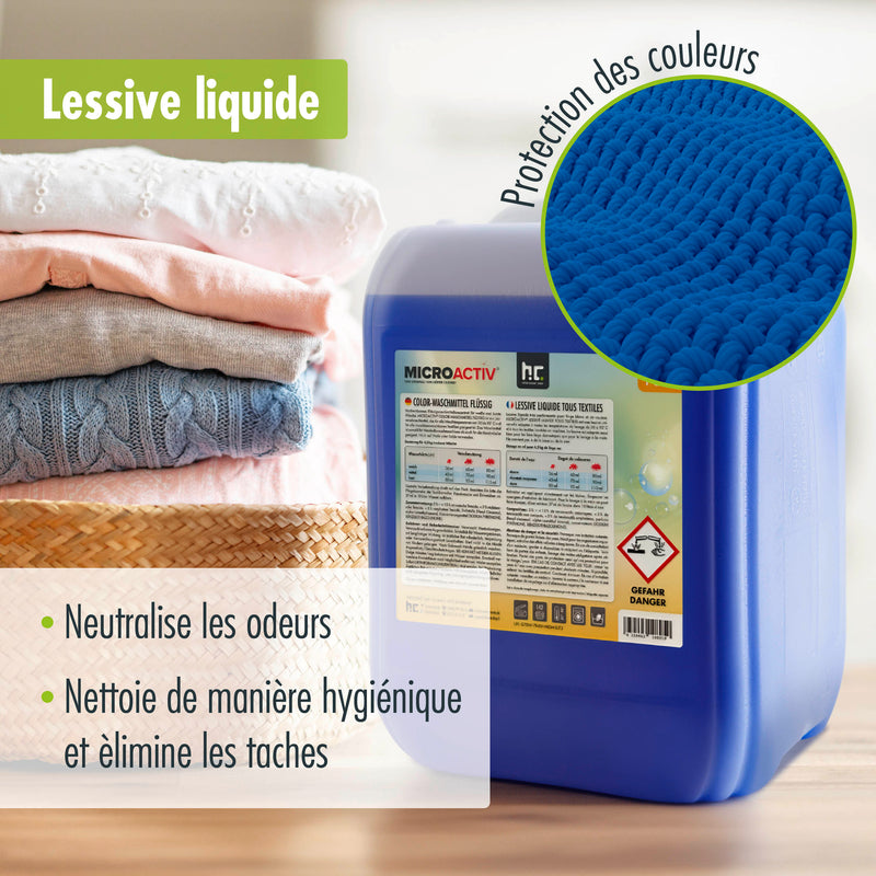10 L de lessive liquide Microactiv® Color