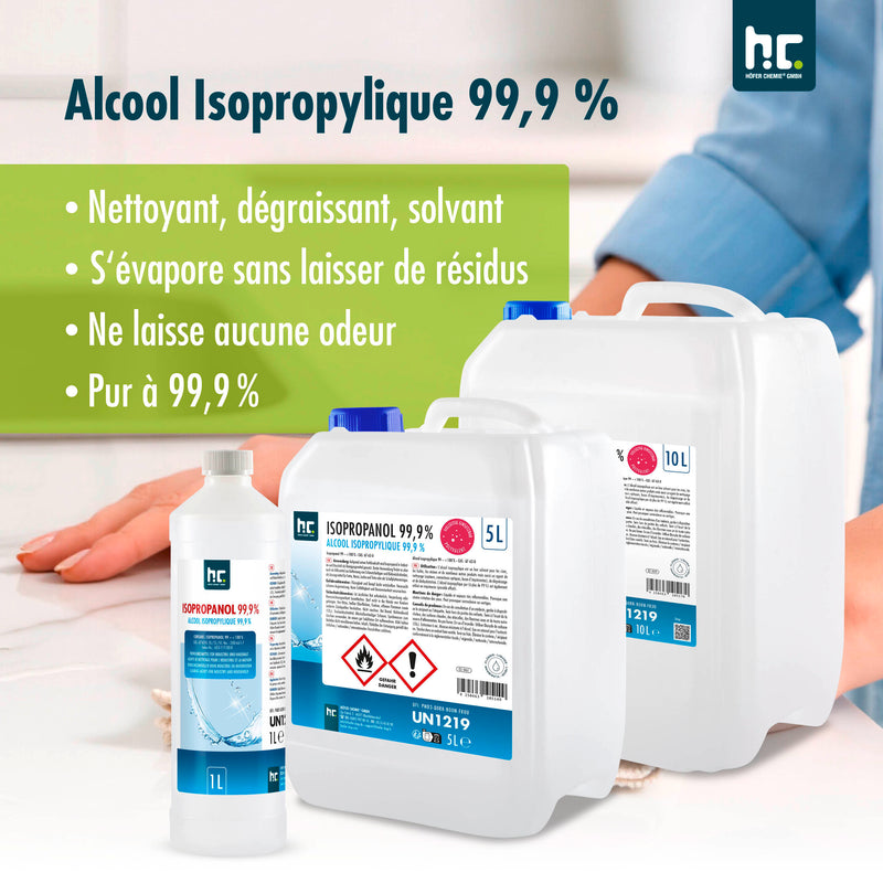 1 L Höfer Chemie® Isopropanol 99,9% in Flaschen - Höfer Chemie GmbH