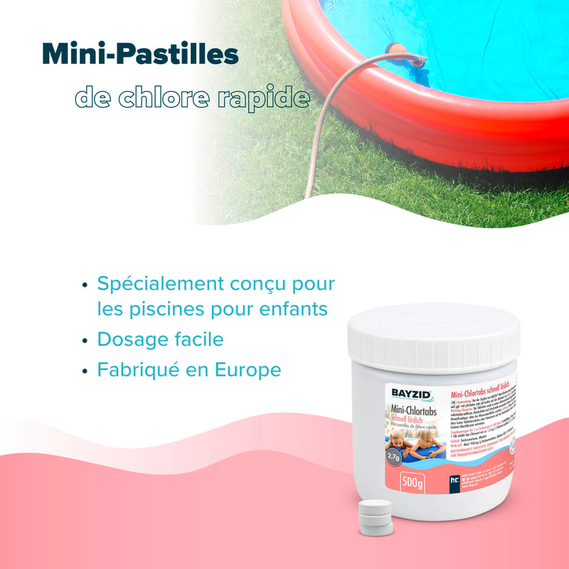 500 g BAYZID® Mini - Chlortabs 2,7 g für kleine Pools - Höfer Chemie GmbH