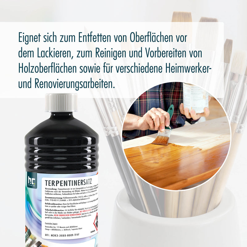 1 L Höfer Chemie® Terpentin-Ersatz in Flaschen - Höfer Chemie GmbH