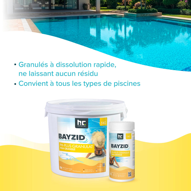 1 kg BAYZID® pH Plus Granulat für den Pool - Höfer Chemie GmbH