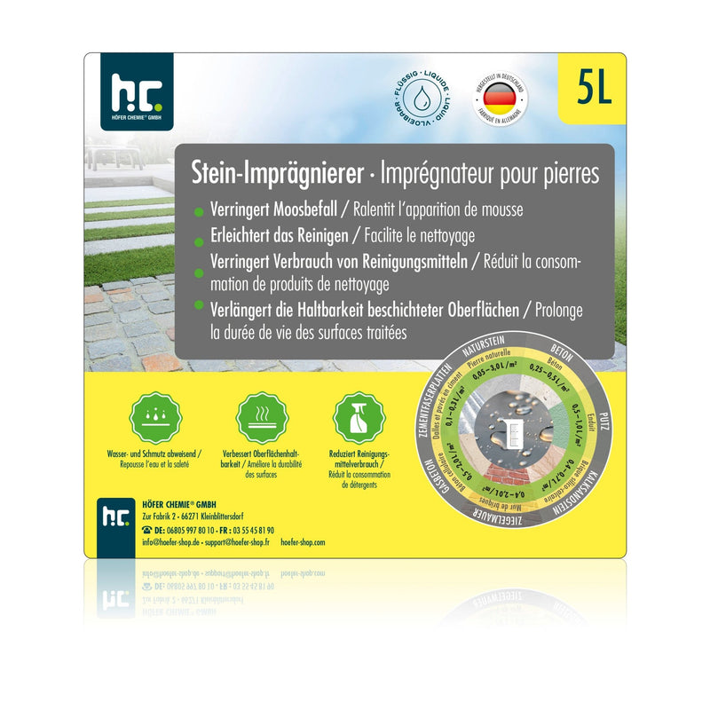 5 L Höfer Chemie® Steinimprägnierung in Kanister - Höfer Chemie GmbH