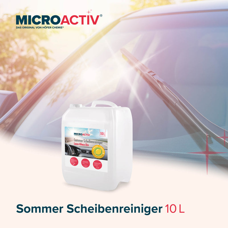 10 L MICROACTIV® Sommer-Scheibenreiniger – anwendungsfertig