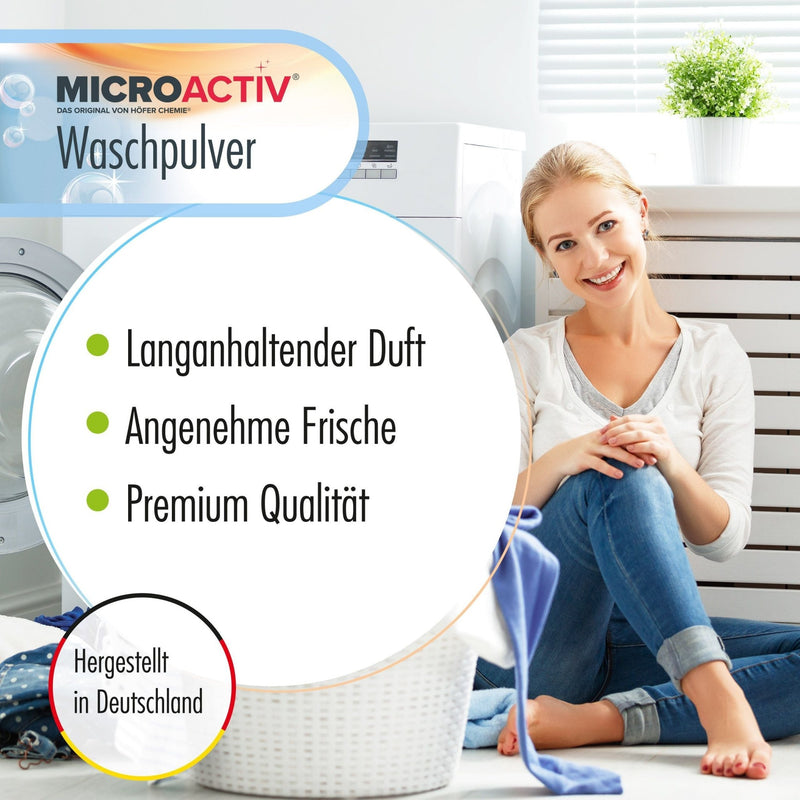 10 kg Microactiv® Waschpulver Vollwaschmittel - Höfer Chemie GmbH