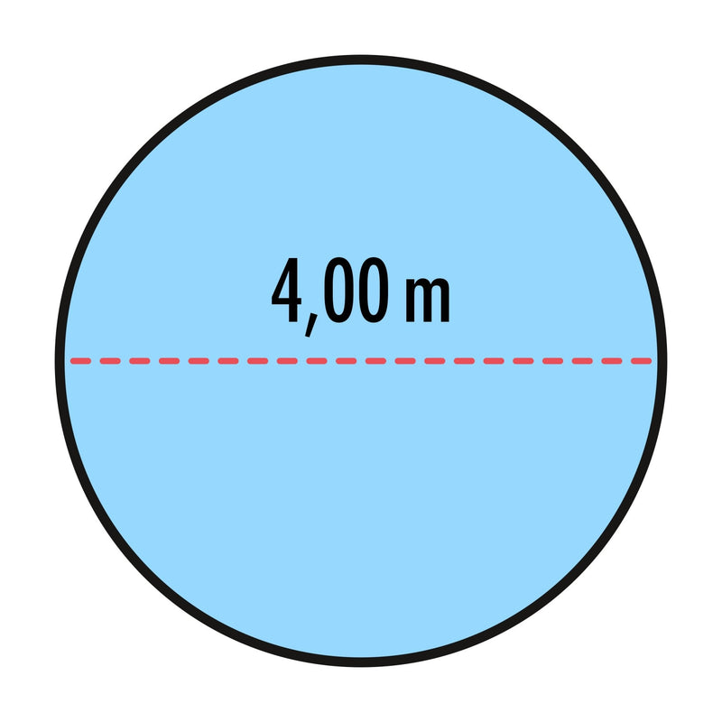 Poolabdeckung für runde Pools 4 m - Höfer Chemie GmbH