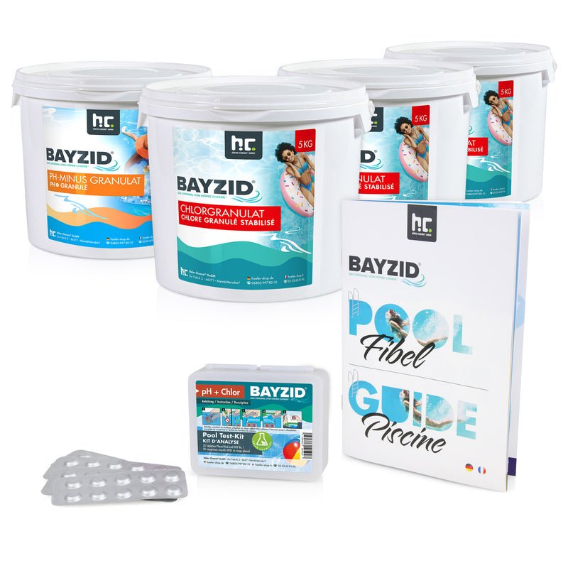 BAYZID® Kit de base pH & chlore