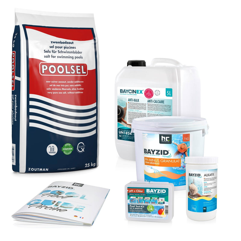 BAYZID® Salzwasser Pool Pflege-Komplettset