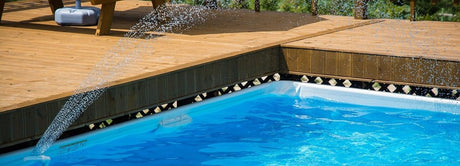 Ein befüllter Pool