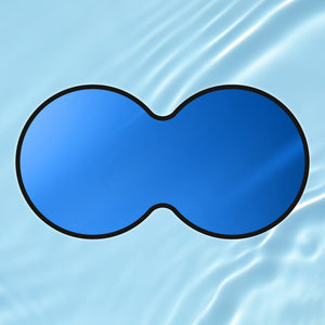 Poolabdeckung achtform