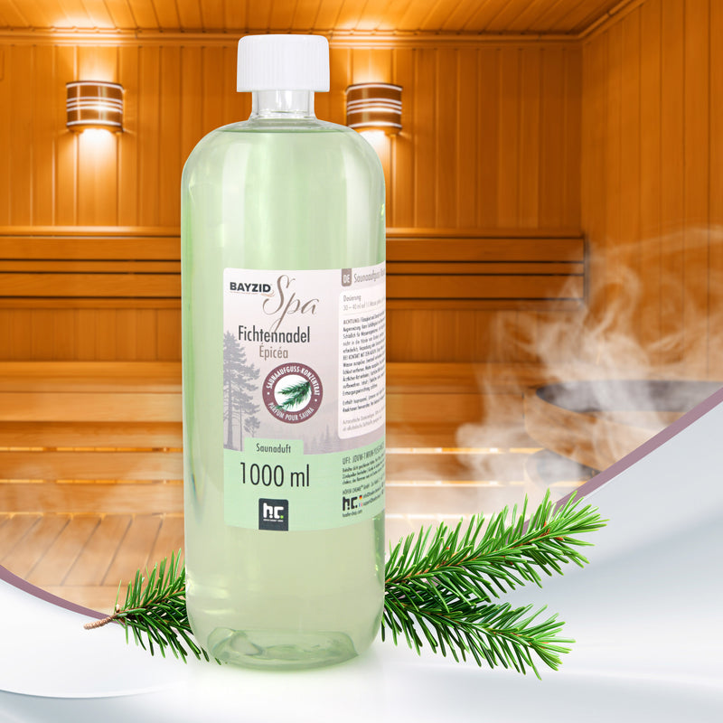 1 L Parfum de Sauna BAYZID® SPA Épicéa