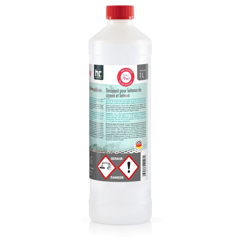 1 L Microactiv® Zement - und Betonschleierentferner in Flaschen - Höfer Chemie GmbH
