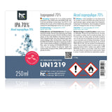 250 ml Höfer Chemie® Isopropanol 70% in Sprühflaschen - Höfer Chemie GmbH