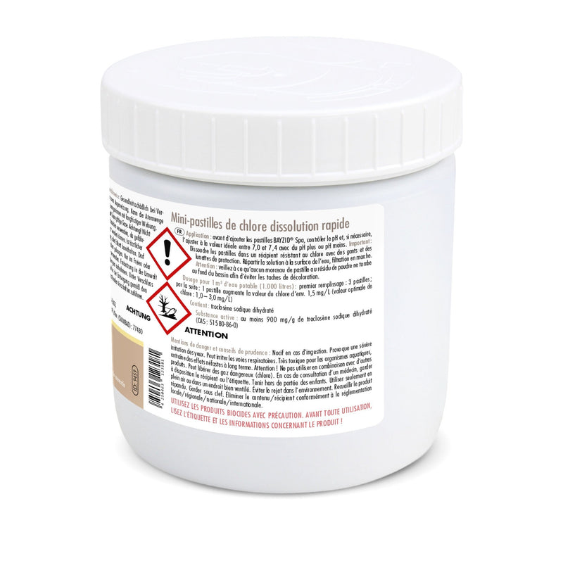 500 g BAYZID® SPA Mini - Chlortabs 2,7 g schnell löslich - Höfer Chemie GmbH