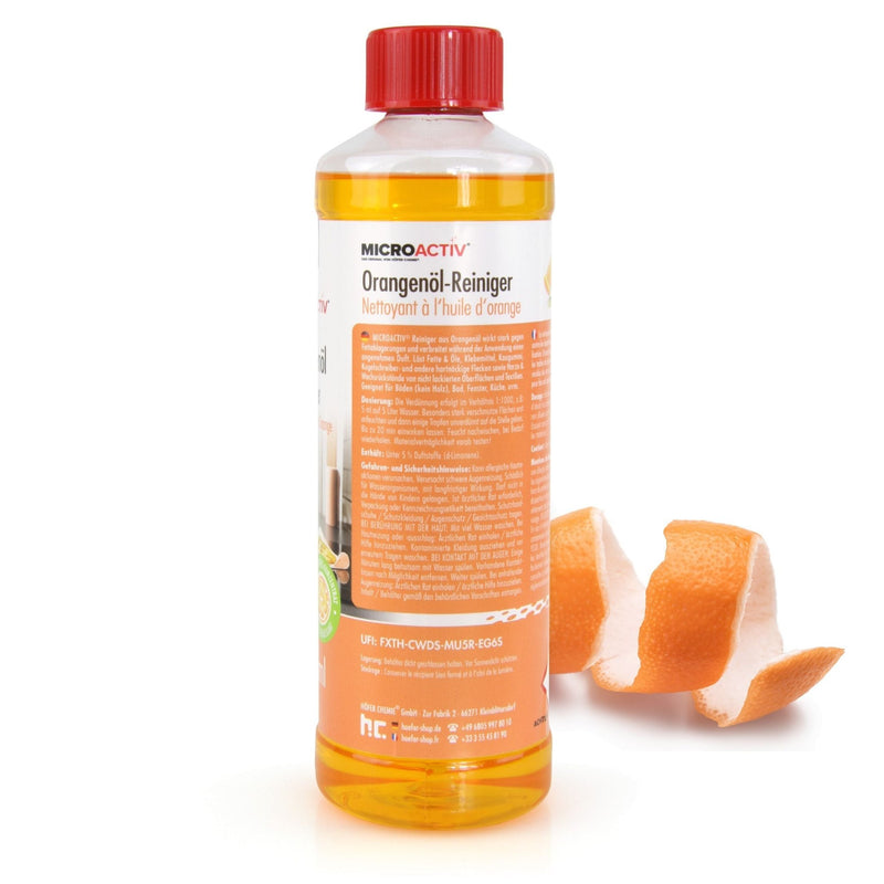 500 ml Microactiv® Orangenöl Reiniger Konzentrat in Flasche - Höfer Chemie GmbH