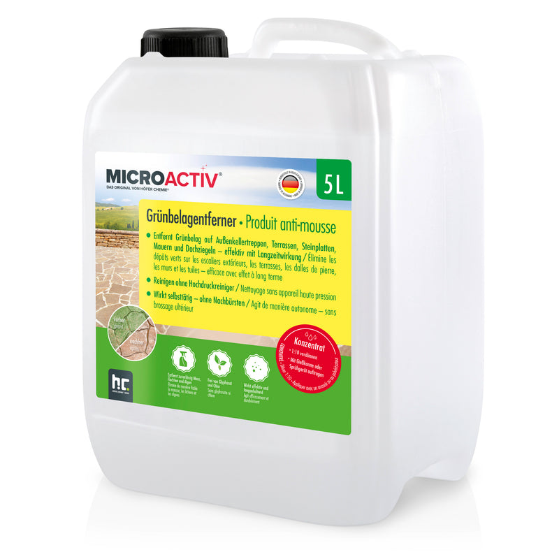 5 L MICROACTIV® Steinreiniger / Grünbelag-Entferner