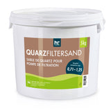 5 kg Premium Quarzsand Filtersand 0,71 - 1,25 mm - Höfer Chemie GmbH