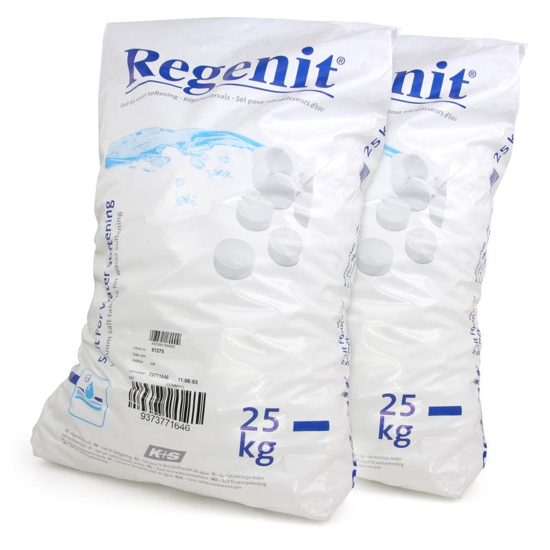 Sel en pastilles Regenit® 25 kg – Pour adoucisseurs d'eau