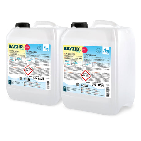 7 kg BAYZID® pH Plus flüssig für Pools in handlichen Kanistern - Höfer Chemie GmbH
