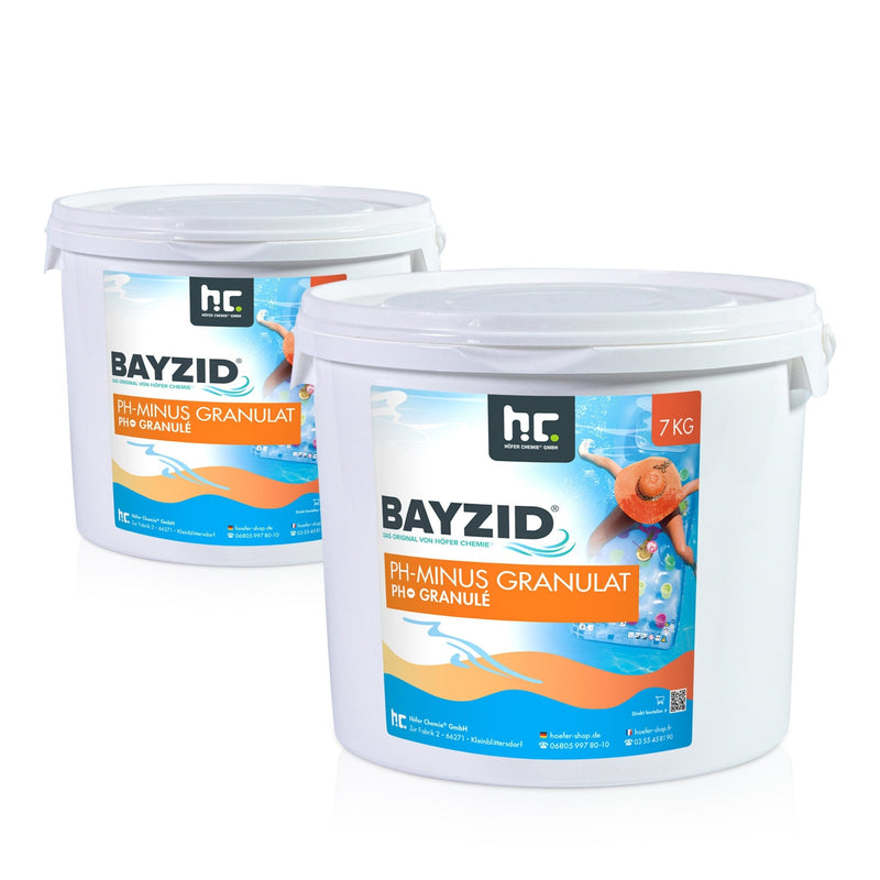 7 kg BAYZID® pH Minus Granulat für den Pool - Höfer Chemie GmbH
