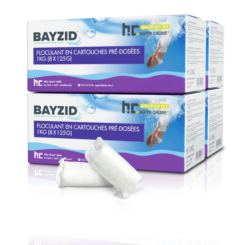 1 kg BAYZID® Flockkartusche für Pools - Höfer Chemie GmbH