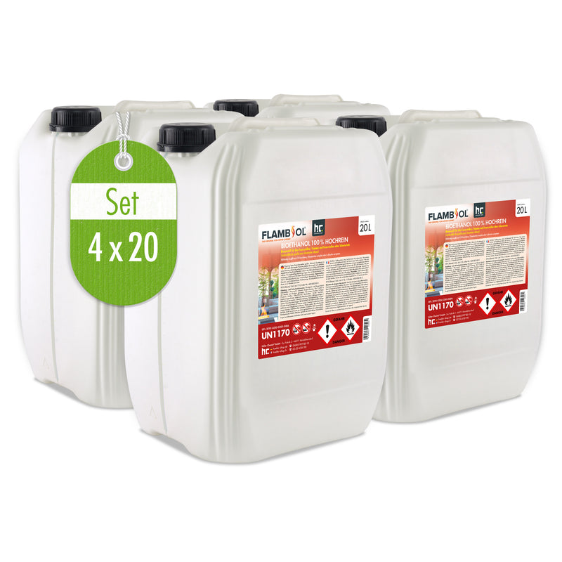 20 L FLAMBIOL® Bioethanol 100% Hochrein