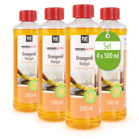 500 ml Microactiv® Orangenöl Reiniger Konzentrat in Flasche - Höfer Chemie GmbH