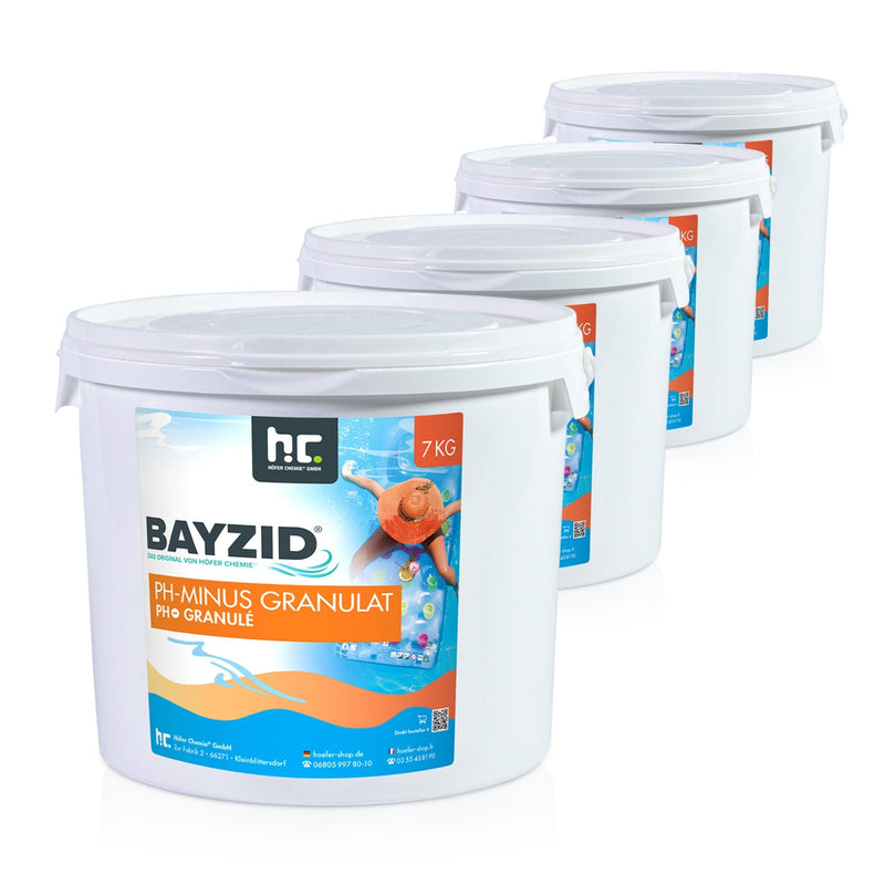 7 kg BAYZID® pH Minus Granulat für den Pool - Höfer Chemie GmbH