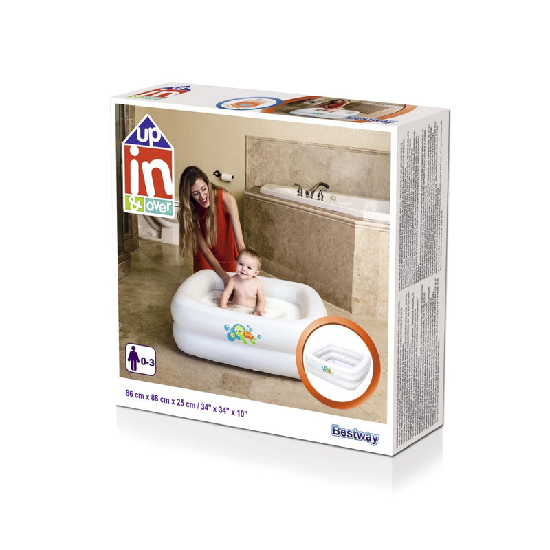 Up, In & Over™ Baby Duschbadewanne 86 x 86 x 25 cm - Höfer Chemie GmbH