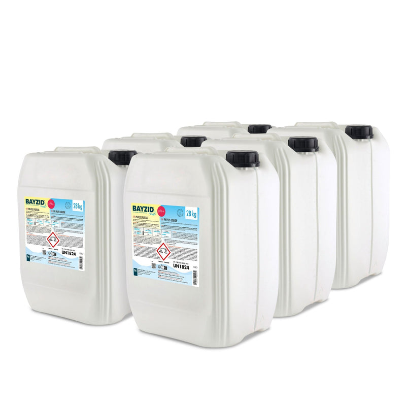 28 kg BAYZID® pH Plus flüssig für Pools in großen Kanistern - Höfer Chemie GmbH