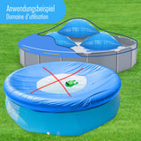 Poolabdeckung für achtförmige Pools 8,55 x 5 m - Höfer Chemie GmbH