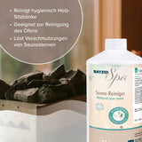 1 L BAYZID® SPA Saunareiniger mit Eukalyptusduft - hochkonzentriertes Reinigungsmittel - Höfer Chemie GmbH