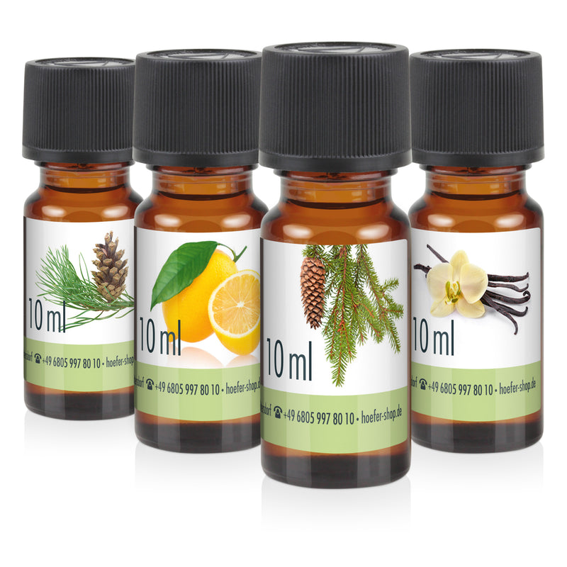 4 x 10 ml BAYZID® SPA Coffret d'huiles parfumées n° 2