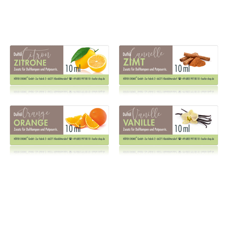4 x 10 ml BAYZID® SPA Duftöl-Set Nr. 6