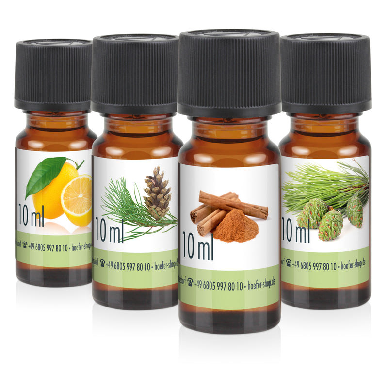 4 x 10 ml BAYZID® SPA Coffret d'huiles parfumées n° 9
