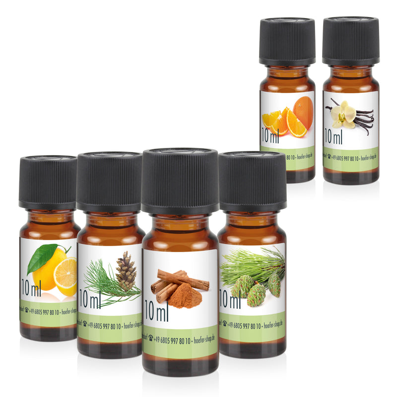 6 x 10 ml BAYZID® SPA Coffret d'huiles parfumées n° 10
