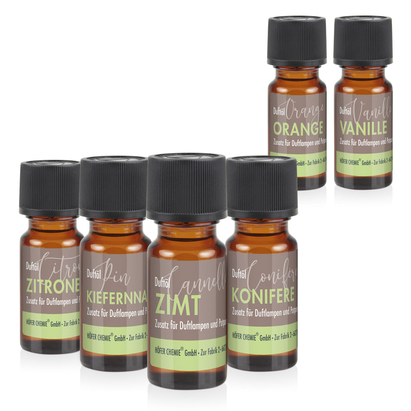 6 x 10 ml BAYZID® SPA Coffret d'huiles parfumées n° 10