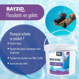 5 kg BAYZID® Flocktabletten für Pools in Eimer - Höfer Chemie GmbH